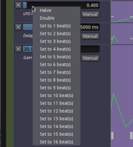 Setting a low frequency port in beats.